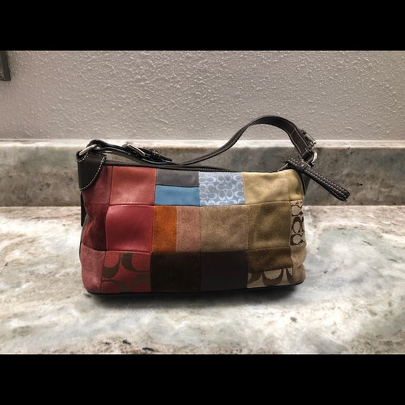 Coach patchwork shoulder bag - Picture 6 of 8
